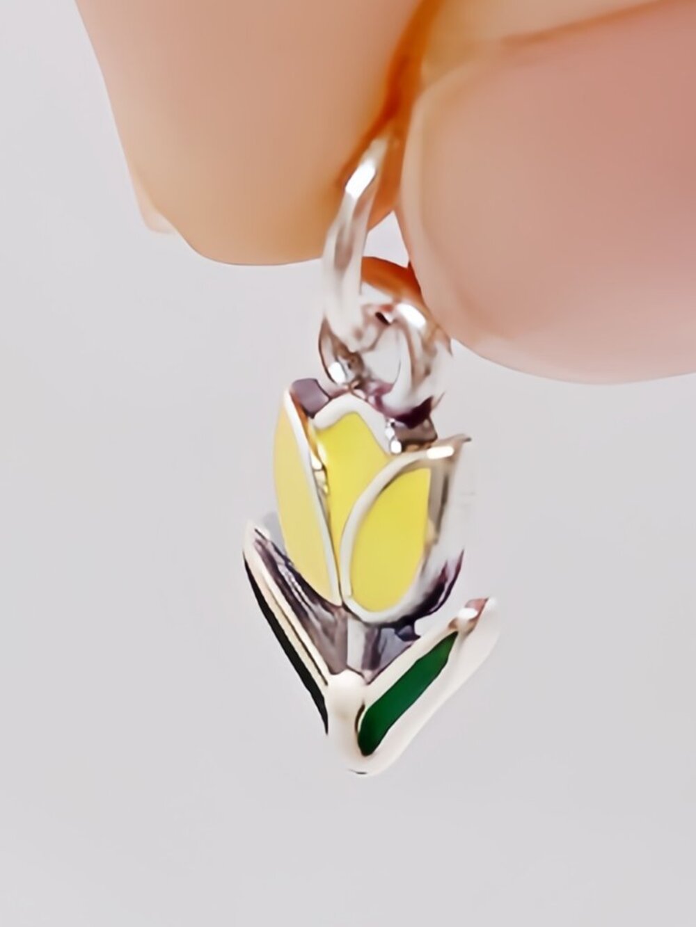 James Avery Enamel Mini Tulip Charm